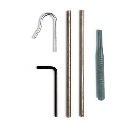 Universal Canopy Door Spring Tensioning Kit with 4mm Pin Punch