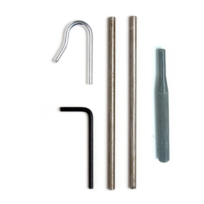 Universal Canopy Door Spring Tensioning Kit with 4mm Pin Punch