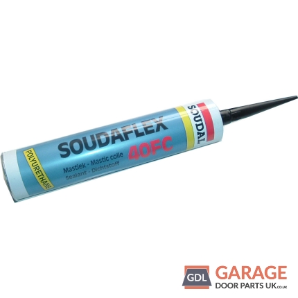 Universal SOUDAFLEX Soudal 40FC Adhesive HEAVY DUTY SEALANT 310ml Tube - Black
