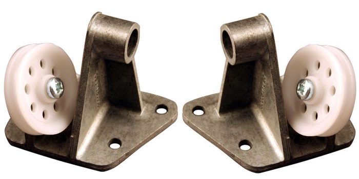 Garador C-Type Wall Bracket Pulley Wheel Assembly