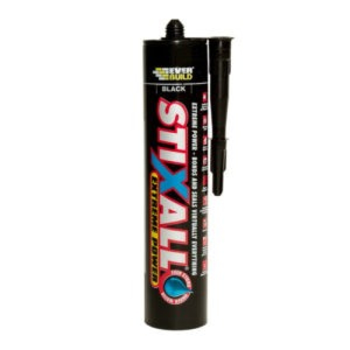 Universal EVERBUILD STIXALL Adhesive HEAVY DUTY SEALANT 300ml - BLACK