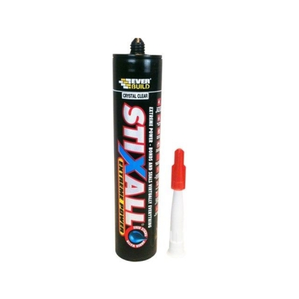 Universal EVERBUILD STIXALL Adhesive HEAVY DUTY SEALANT 300ml - CLEAR
