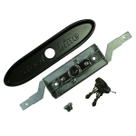 Steel Line Steel Line Inline Roller Shutter Lock - Black