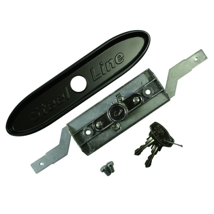 Steel Line Steel Line Inline Roller Shutter Lock - Black