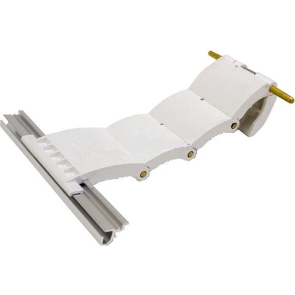 Gliderol Genuine Gliderol 77mm Lath Roller Door Locking Strap 4 Segment - White
