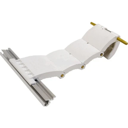 Gliderol Genuine Gliderol 77mm Lath Roller Door Locking Strap 4 Segment - White