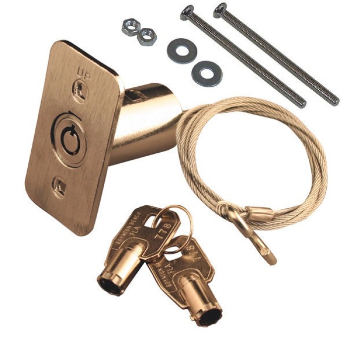 Universal Emergency Round Key External Release Device with 3ft Cable