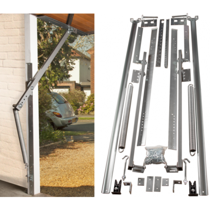 Universal Retractable Garage Door Lifting Gear - Standard Single Spring