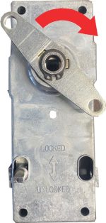 King Euro Lock Mechanism Assembly - Clockwise Movement
