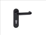 Garador Genuine Black Lever / Lever Handle Side Hinged Doors