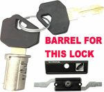 Gliderol new-style Inline Roller Shutter Lock 5 inch - Barrel & 2 Keys