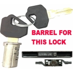 Steel Line STEEL LINE Old Style Garage Roller Shutter Door Lock - Barrel & 2 Keys