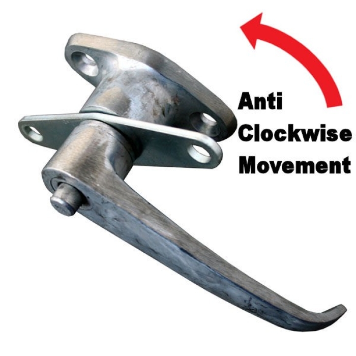 Wessex / Ellard Wessex / Ellard Garage Door Internal Lock Handle - 2 Side Cam Anti Clockwise