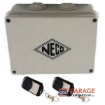 NECO Eco Roller Shutter Remote Control 230V & 2 Handsets - Waterproof Box