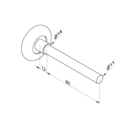 Wayne-Dalton-Roller-Spindle