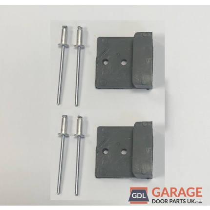 Steel Line Steel Line Roller Door Shutter Lock Bar Guides - PAIR