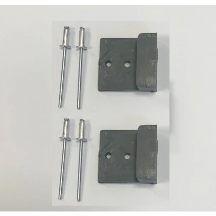 Steel Line Steel Line Roller Door Shutter Lock Bar Guides - PAIR