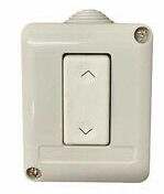 Roller Shutter Tubular Motor Rocker Switch - Push Button Up / Down