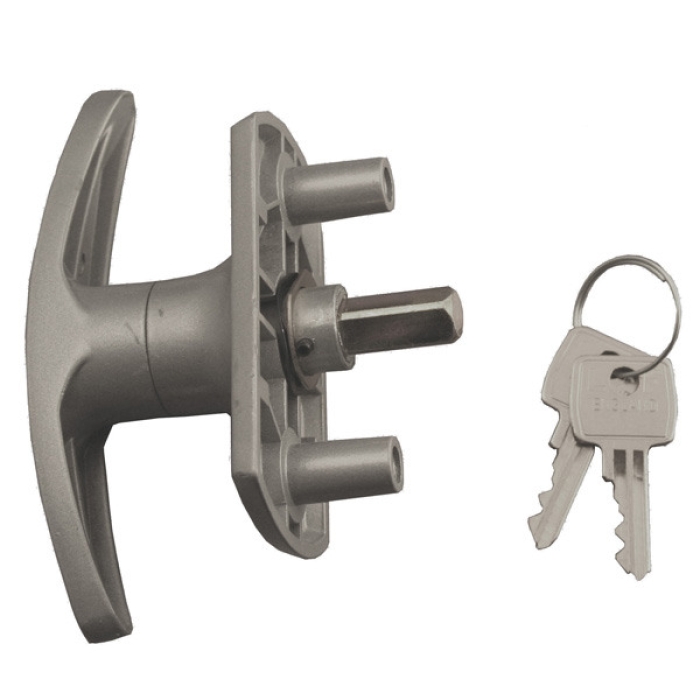 Henderson Henderson T-Handle Lock 18mm Spigots Short Shaft