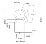 Rubber-Seal-for-Safety-Edge-Roller-Shutter-Door-77mm-diagram